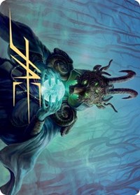 Masked Vandal Art Card (Gold-Stamped Signature) [Kaldheim: Art Series] | Gate City Games LLC