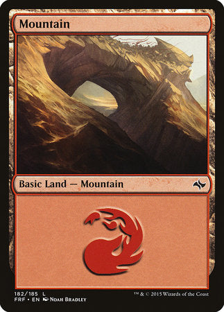 Mountain (182) [Fate Reforged] | Gate City Games LLC