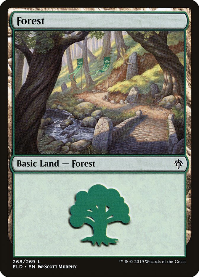 Forest (268) [Throne of Eldraine] | Gate City Games LLC