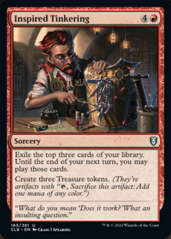 Inspired Tinkering [Commander Legends: Battle for Baldur's Gate] | Gate City Games LLC