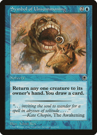 Symbol of Unsummoning [Portal] | Gate City Games LLC