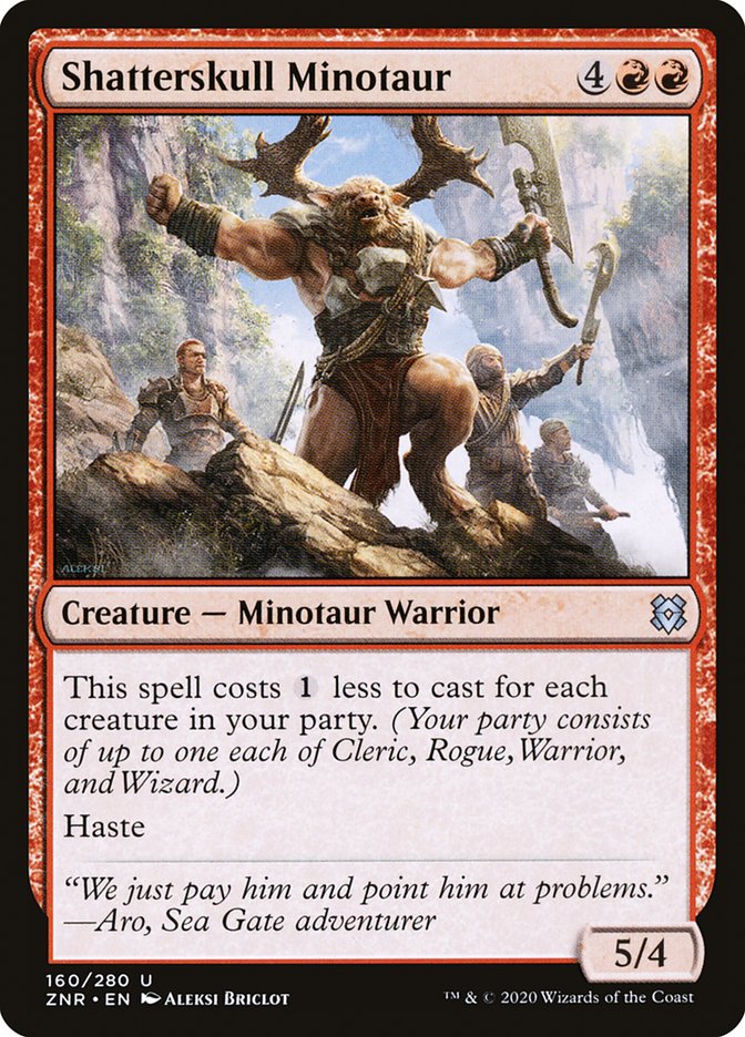 Shatterskull Minotaur [Zendikar Rising] | Gate City Games LLC