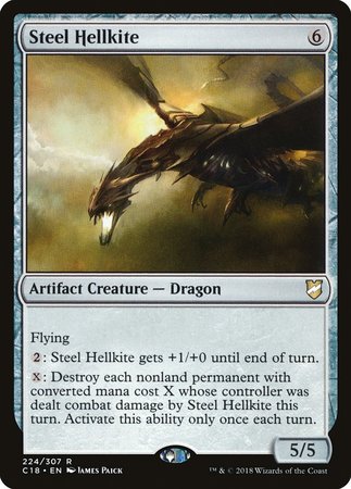 Steel Hellkite [Commander 2018] | Gate City Games LLC