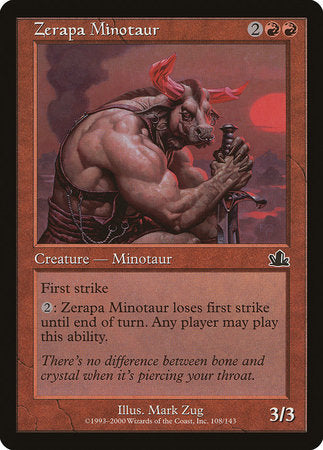 Zerapa Minotaur [Prophecy] | Gate City Games LLC