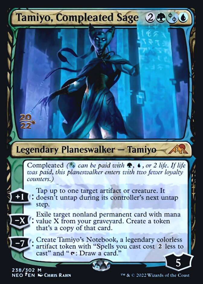 Tamiyo, Compleated Sage [Kamigawa: Neon Dynasty Prerelease Promos] | Gate City Games LLC