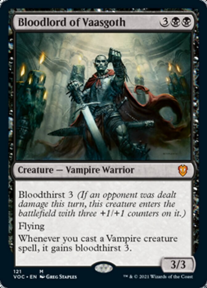 Bloodlord of Vaasgoth [Innistrad: Crimson Vow Commander] | Gate City Games LLC