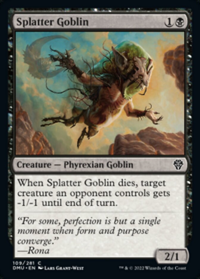 Splatter Goblin [Dominaria United] | Gate City Games LLC