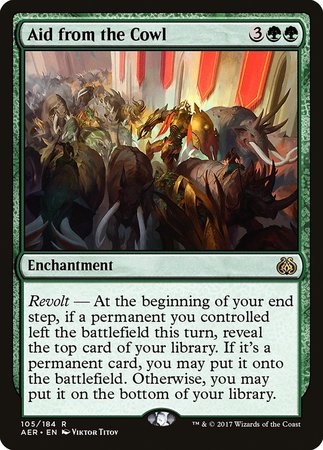 Aid from the Cowl [Aether Revolt] | Gate City Games LLC