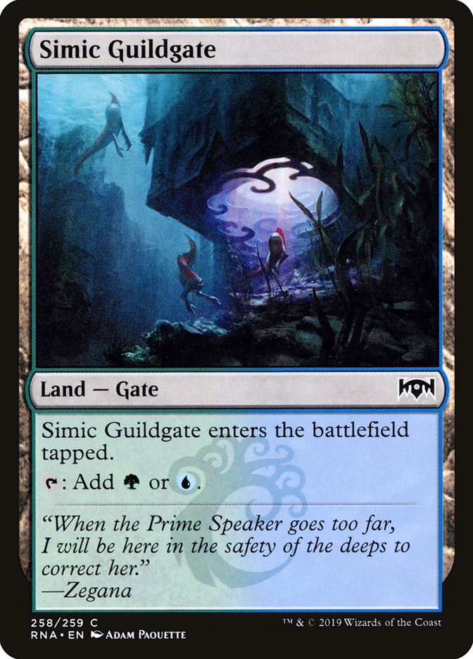 Simic Guildgate (258/259) [Ravnica Allegiance] | Gate City Games LLC