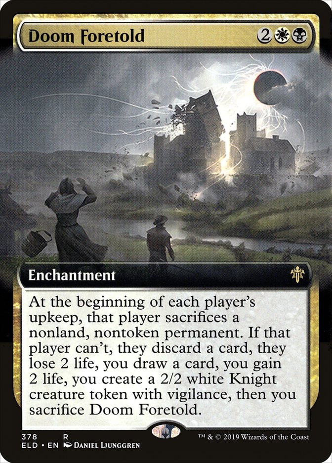 Doom Foretold (Extended Art) [Throne of Eldraine] | Gate City Games LLC