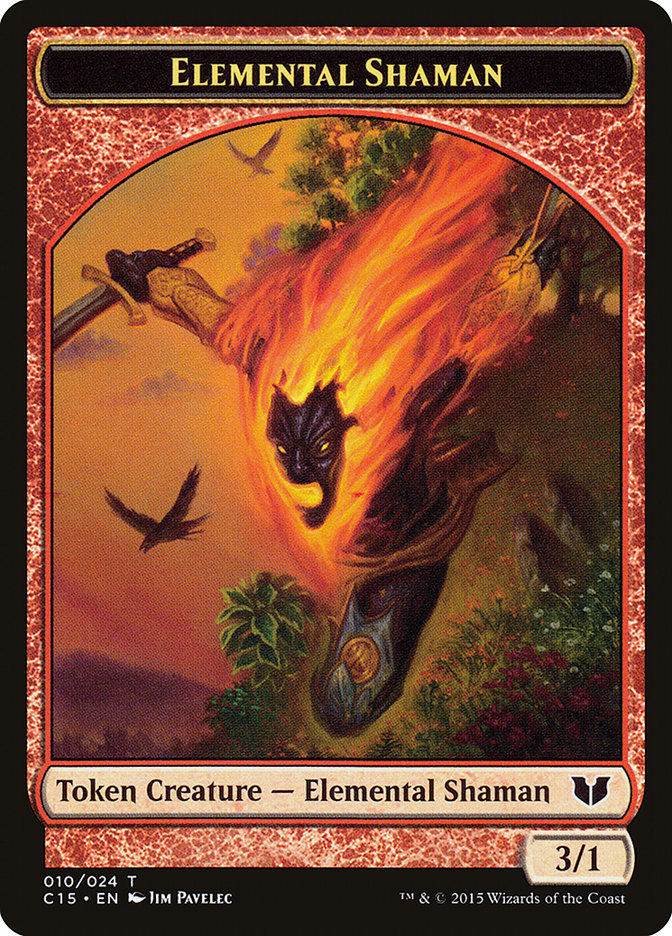 Elemental Shaman Token [Commander 2015 Tokens] | Gate City Games LLC