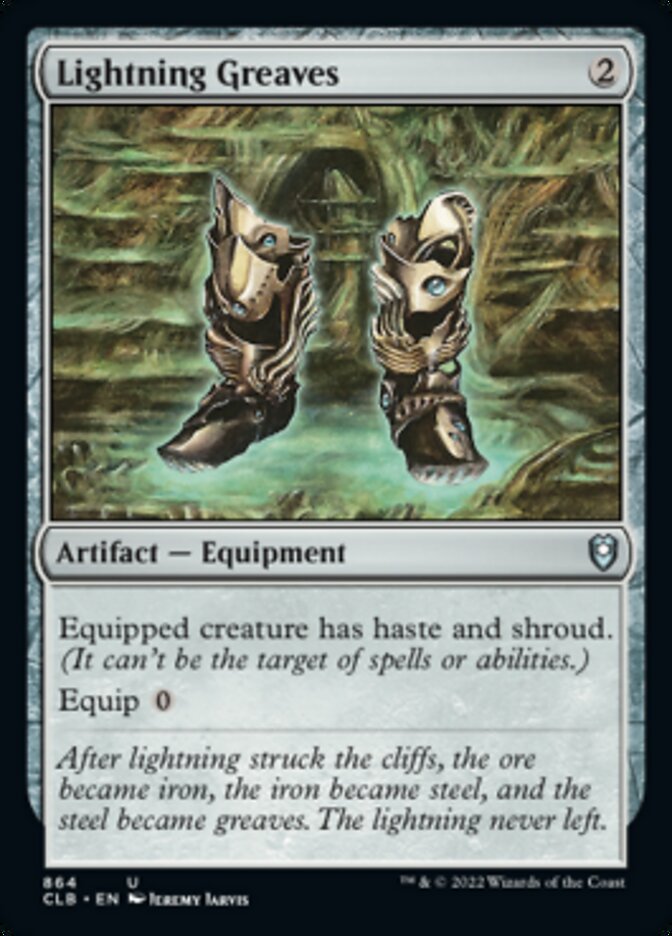 Lightning Greaves [Commander Legends: Battle for Baldur's Gate] | Gate City Games LLC