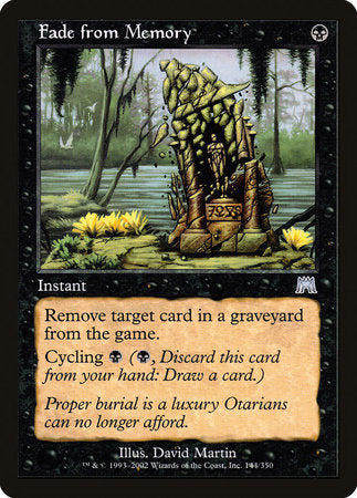 Fade from Memory [Onslaught] | Gate City Games LLC