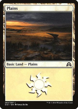Plains (283) [Shadows over Innistrad] | Gate City Games LLC
