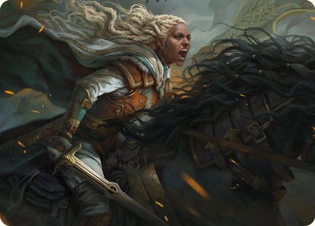 Eowyn, Fearless Knight Art Card [The Lord of the Rings: Tales of Middle-earth Art Series] | Gate City Games LLC