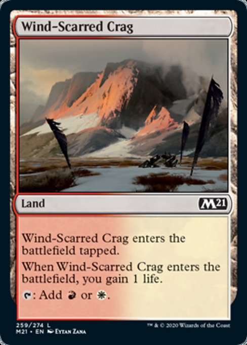 Wind-Scarred Crag [Core Set 2021] | Gate City Games LLC