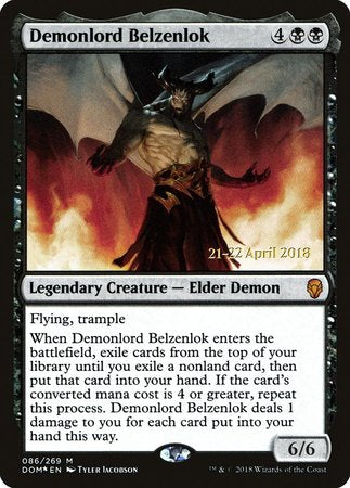 Demonlord Belzenlok [Dominaria Promos] | Gate City Games LLC