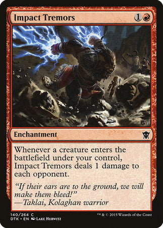 Impact Tremors [Dragons of Tarkir] | Gate City Games LLC