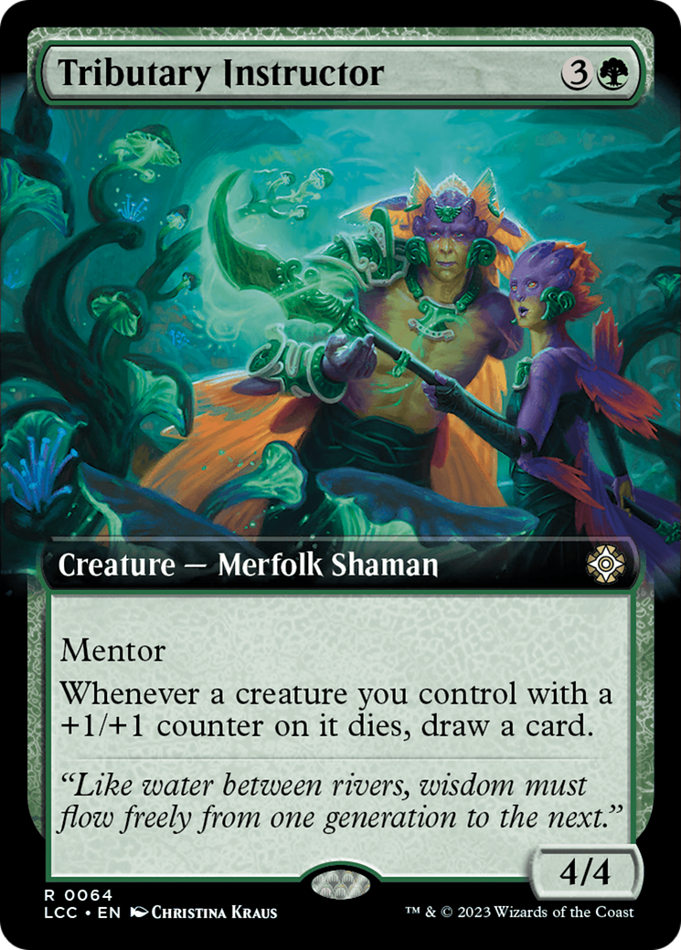 Tributary Instructor (Extended Art) [The Lost Caverns of Ixalan Commander] | Gate City Games LLC