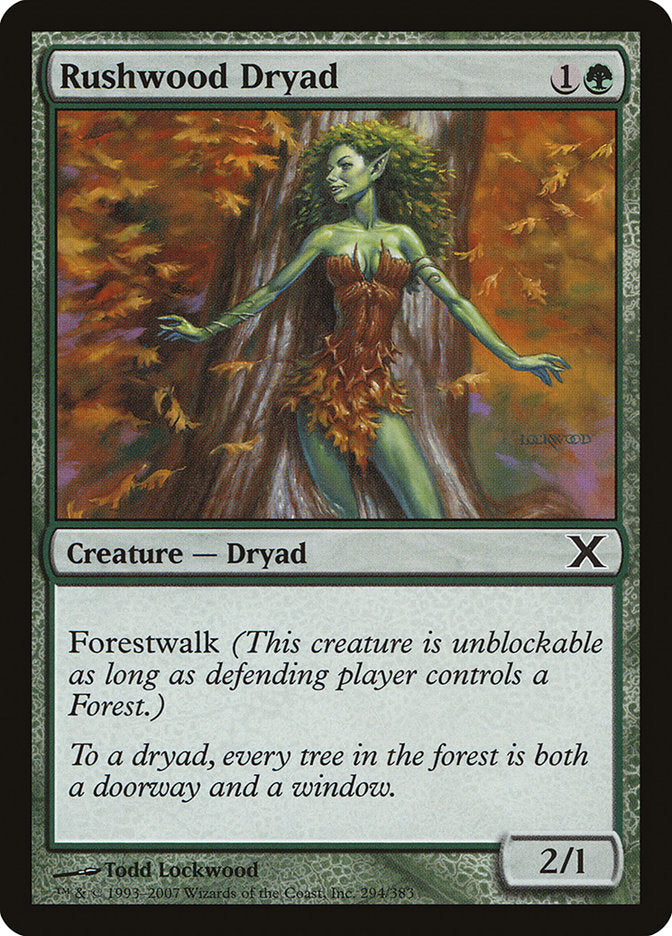 Rushwood Dryad [Tenth Edition] | Gate City Games LLC