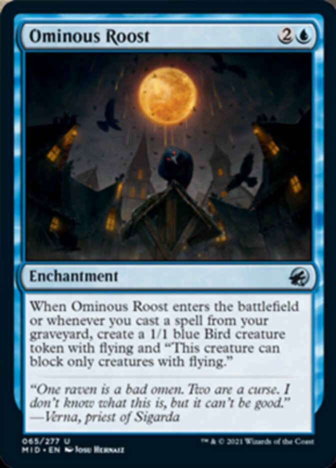 Ominous Roost [Innistrad: Midnight Hunt] | Gate City Games LLC