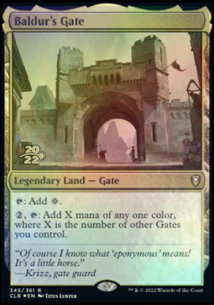 Baldur's Gate [Commander Legends: Battle for Baldur's Gate Prerelease Promos] | Gate City Games LLC