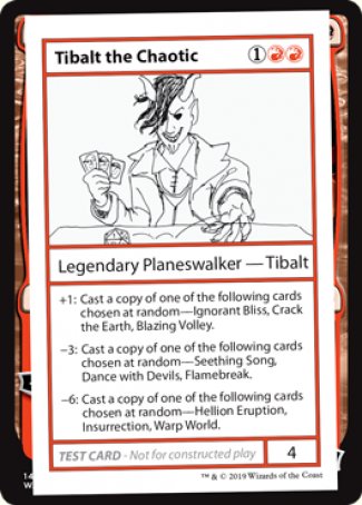 Tibalt the Chaotic (2021 Edition) [Mystery Booster Playtest Cards] | Gate City Games LLC