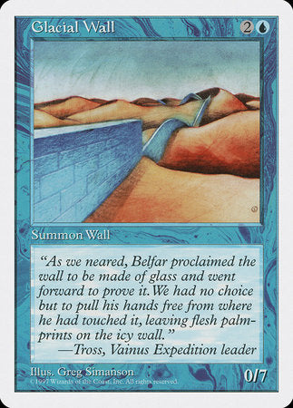 Glacial Wall [Fifth Edition] | Gate City Games LLC