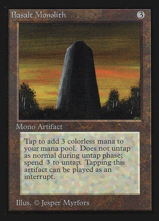 Basalt Monolith (IE) [Intl. Collectors’ Edition] | Gate City Games LLC