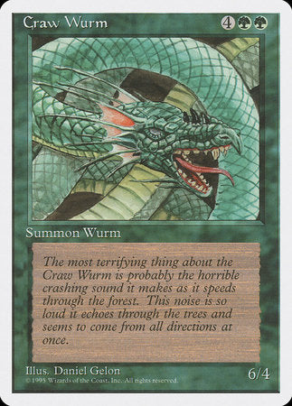 Craw Wurm [Fourth Edition] | Gate City Games LLC