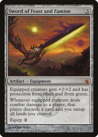Sword of Feast and Famine [Mirrodin Besieged] | Gate City Games LLC