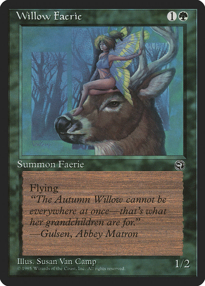 Willow Faerie (Gulsen Flavor Text) [Homelands] | Gate City Games LLC