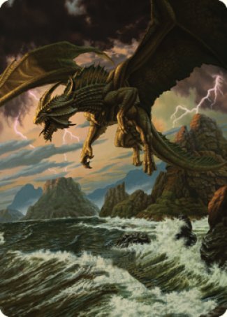 Ancient Bronze Dragon Art Card (03) [Commander Legends: Battle for Baldur's Gate Art Series] | Gate City Games LLC