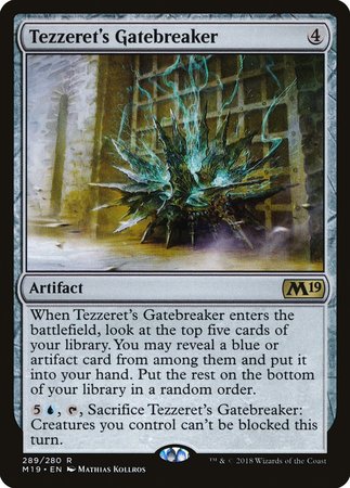 Tezzeret's Gatebreaker [Core Set 2019] | Gate City Games LLC