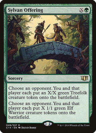Sylvan Offering [Commander 2014] | Gate City Games LLC