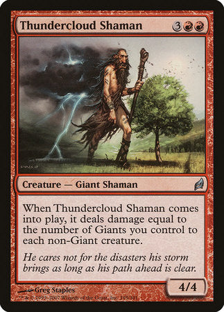 Thundercloud Shaman [Lorwyn] | Gate City Games LLC