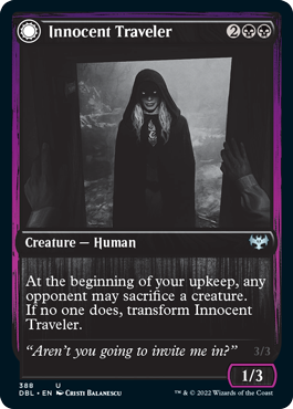 Innocent Traveler // Malicious Invader [Innistrad: Double Feature] | Gate City Games LLC