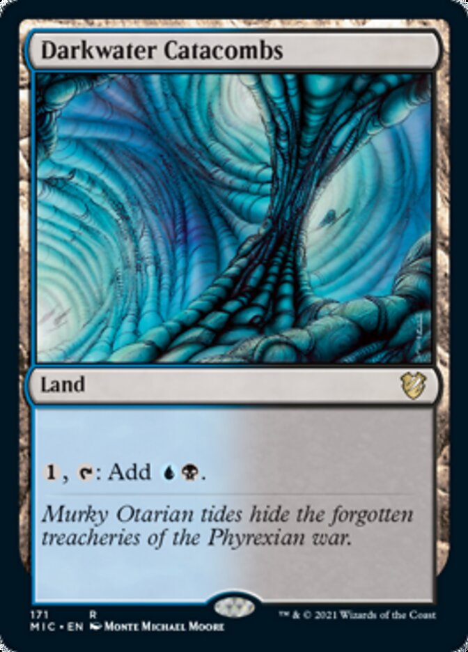 Darkwater Catacombs [Innistrad: Midnight Hunt Commander] | Gate City Games LLC