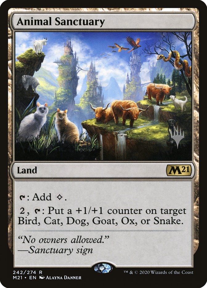 Animal Sanctuary (Promo Pack) [Core Set 2021 Promos] | Gate City Games LLC