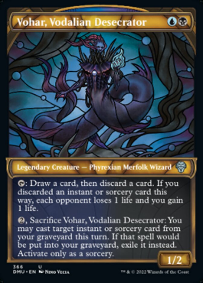 Vohar, Vodalian Desecrator (Showcase Textured) [Dominaria United] | Gate City Games LLC