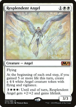 Resplendent Angel [Core Set 2019 Promos] | Gate City Games LLC