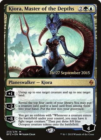 Kiora, Master of the Depths [Battle for Zendikar Promos] | Gate City Games LLC