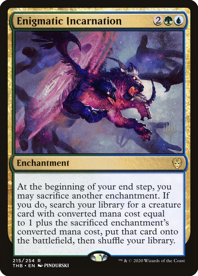 Enigmatic Incarnation (Promo Pack) [Theros Beyond Death Promos] | Gate City Games LLC