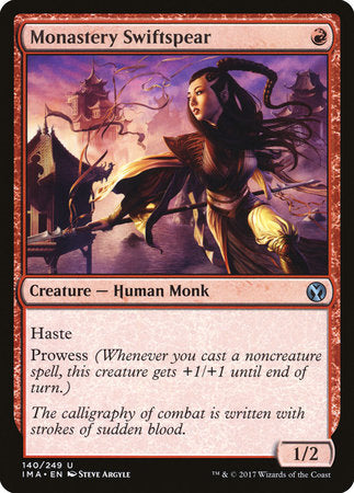 Monastery Swiftspear [Iconic Masters] | Gate City Games LLC