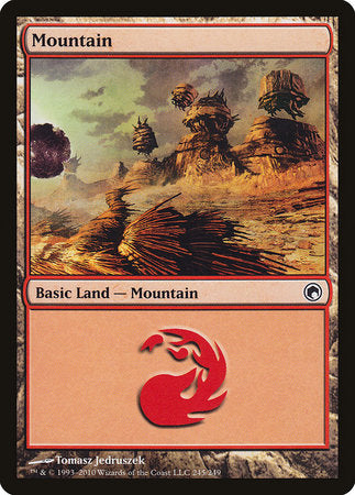 Mountain (245) [Scars of Mirrodin] | Gate City Games LLC