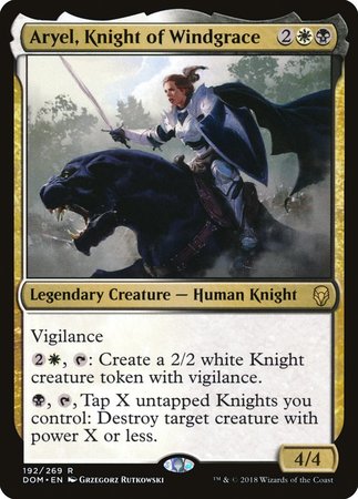 Aryel, Knight of Windgrace [Dominaria] | Gate City Games LLC