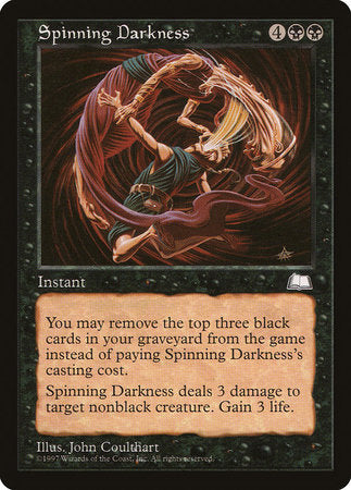 Spinning Darkness [Weatherlight] | Gate City Games LLC