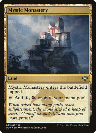 Mystic Monastery [Duel Decks: Speed vs. Cunning] | Gate City Games LLC