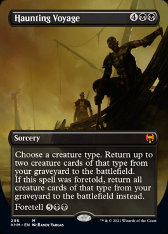 Haunting Voyage (Borderless Alternate Art) [Kaldheim] | Gate City Games LLC