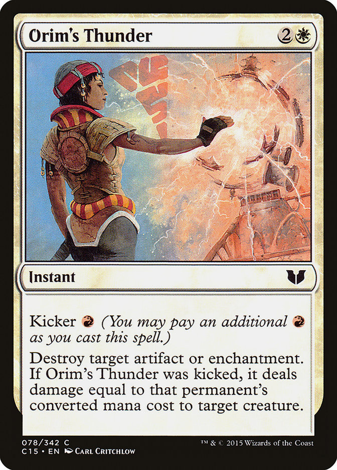 Orim's Thunder [Commander 2015] | Gate City Games LLC